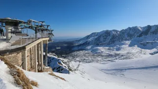 Śnieg w Kuźnicach Fot. PAP/Grzegorz Momot