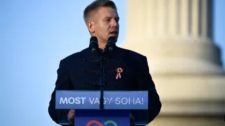 Péter Magyar. Fot. PAP/ EPA/Robert Hegedus