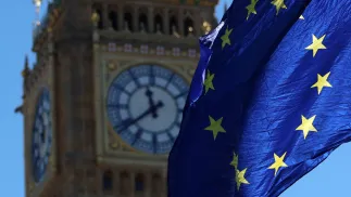  Big Ben. Fot. PAP/EPA/ANDY RAIN