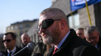 Grzegorz Braun, fot. PAP/Marcin Obara