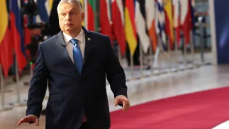 Viktor Orban, fot. PAP/EPA/OLIVIER MATTHYS