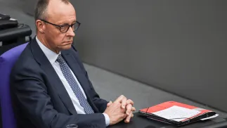 Канцлер Германии Фридрих Мерц. Fot. PAP/EPA/FILIP SINGER