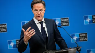 Mark Rutte. Fot. PAP/Wiktor Dąbkowski