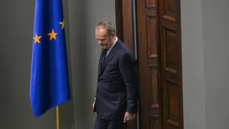Premier Donald Tusk. Fot. PAP/Marcin Obara