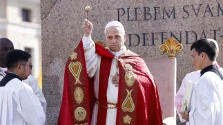 Papież Leon XIV. Fot. PAP/EPA/REMO CASILLI / POOL