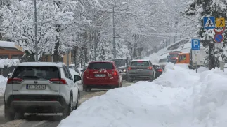 Atak zimy w Zakopanem. Fot. PAP/Grzegorz Momot 