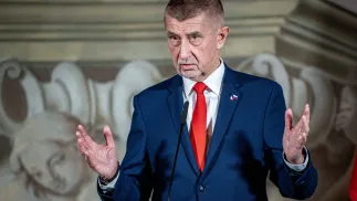 Andrej Babisz, fot. PAP/EPA/LUKAS KABON