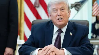 Donald Trump. Fot. PAP/EPA/AARON SCHWARTZ 