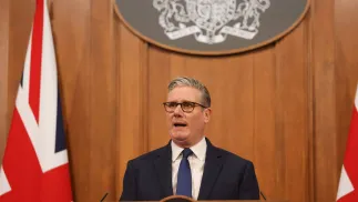 Keir Starmer. Fot.  EPA/BETTY LAURA ZAPATA / POOL