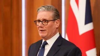 Премьер-министр Великобритании Кир Стармер. Fot. PAP/EPA/BLOOMBERG/BETTY LAURA ZAPATA / POOL