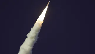 Start misji Artemis II, fot. PAP/EPA/CRISTOBAL HERRERA-ULASHKEVICH