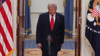 Prezydent USA Donald Trump. Fot. PAP/EPA/ALEX BRANDON / POOL