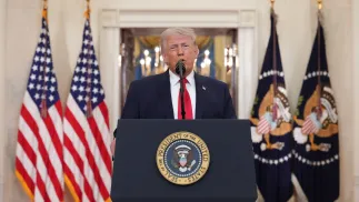 Donald Trump Fot. PAP/EPA/ALEX BRANDON / POOL