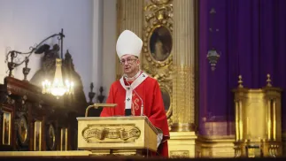 Metropolita warszawski abp Adrian Galbas Fot. PAP/Leszek Szymański