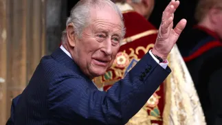 Król Karol III, fot. PAP/EPA/NEIL HALL