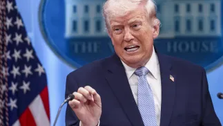 Prezydent USA Donald Trump. Fot. PAP/EPA/JIM LO SCALZO