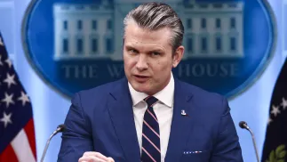 Pete Hegseth Fot. PAP/EPA/JIM LO SCALZO