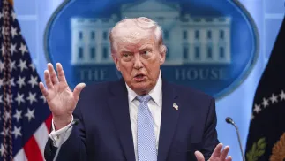 Дональд Трамп. Fot. PAP/EPA/JIM LO SCALZO