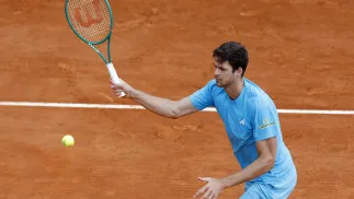 Hubert Hurkacz, fot. PAP/EPA/SEBASTIEN NOGIER