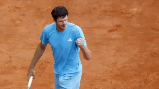 Hubert Hurkacz. Fot. PAP/EPA/SEBASTIEN NOGIER