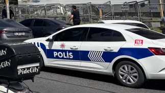 Radiowóz tureckiej policji Fot. PAP/EPA/STRINGER