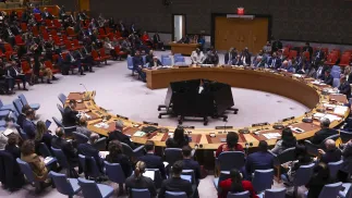 Posiedzenie Rady Bezpieczeństwa ONZ. Fot. EPA/SARAH YENESEL