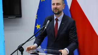 Министр обороны Польши Владислав Косиняк-Камыш. Fot. PAP/Rafał Guz