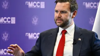 Вице-президент США Джей Ди Вэнс. Fot. PAP/Robert Hegedus