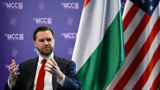 Джей Ді Венс. Fot. PAP/EPA/Robert Hegedus