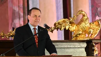 Міністр закордонних справ Польщі Радослав Сікорський. Fot. PAP/Maciej Kulczyński