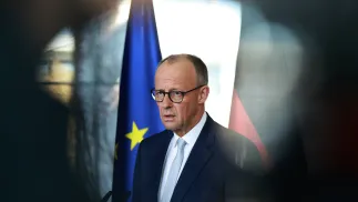 Kanclerz Friedrich Merz. Fot. PAP/EPA/CLEMENS BILAN