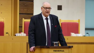 Prezes Trybunału Konstytucyjnego Bogdan Święczkowski. Fot. PAP/Paweł Supernak