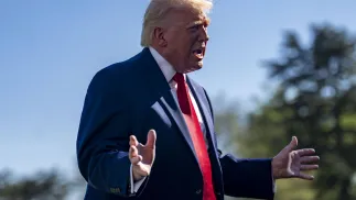 Donald Trump Fot. PAP/EPA/BONNIE CASH / POOL