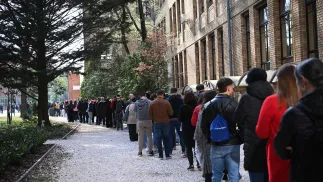 Trwa głosowanie w wyborach parlamentarnych na Węgrzech. Fot. PAP/EPA/		ATTILA KOVACS