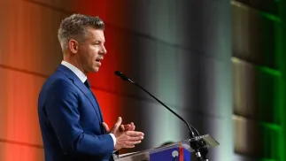 Peter Magyar Fot. PAP/EPA/TIBOR ILLYES