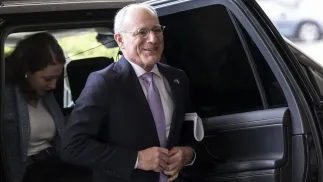 Ambasador Izraela w USA Yechiel Leiter. Fot. PAP/EPA/LUKE JOHNSON