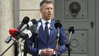 Петер Мадьяр. Fot. PAP/EPA/MTI/ROBERT HEGEDUS