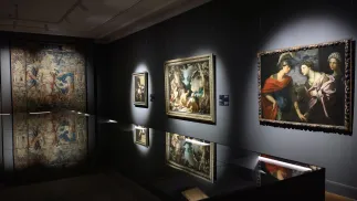 Wystawa "Wielka Gra. Opera Władysława IV" Fot. PAP/Albert Zawada