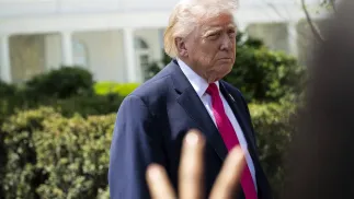 Prezydent USA Donald Trump. Fot PAP/EPA/GRAEME SLOAN / POOL