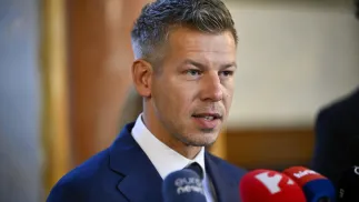 Peter Magyar Fot. PAP/EPA/ROBERT HEGEDUS