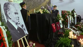 Pisarz zmarł 29 marca w wieku 94 lat. Fot. PAP/	Piotr Nowak