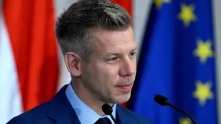 Петер Мадьяр. Fot. PAP/EPA/ROBERT HEGEDUS