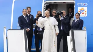 Papież Leon XIV. Fot. PAP/EPA/JOSE SENA GOULAO