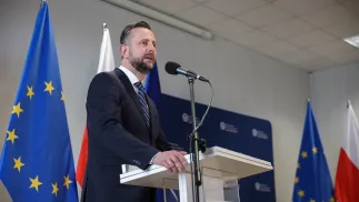 Szef MON Władysława Kosiniak-Kamysz. Fot. PAP/Szymon Łabiński