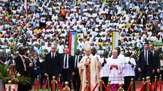 Msza święta pod przewodnictwem papieża w Malabo, fot. PAP/EPA/ANSA/LUCA ZENNARO