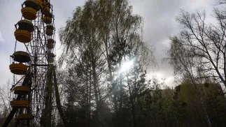 Залишена карусель в місті Прип'ять. Fot. PAP/EPA/Victor Kovalchuk