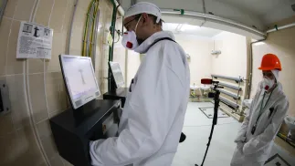 Працівники ЧАЕС. Fot. PAP/Victor Kovalchuk