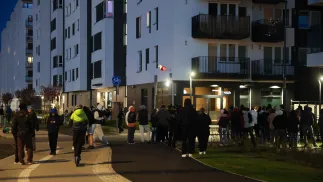 Miejsce prowadzenia zbiórki influencera Patryka „Łatwoganga” Garkowskiego. Fot. PAP/Leszek Szymański