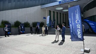 Konferencja „Road to URC – Security and Defence Dimension” na Politechnice Rzeszowskiej Fot. PAP/Wojtek Jargiło