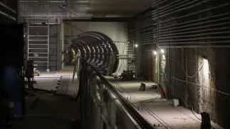 Budowa nowych stacji metra m2. Fot. PAP/Albert Zawada